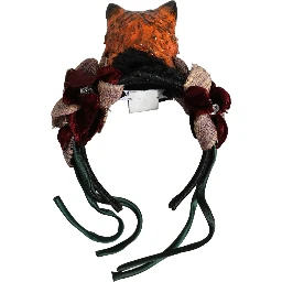 Multicolor Velvet Bengal Cat Silk Headwear Headband