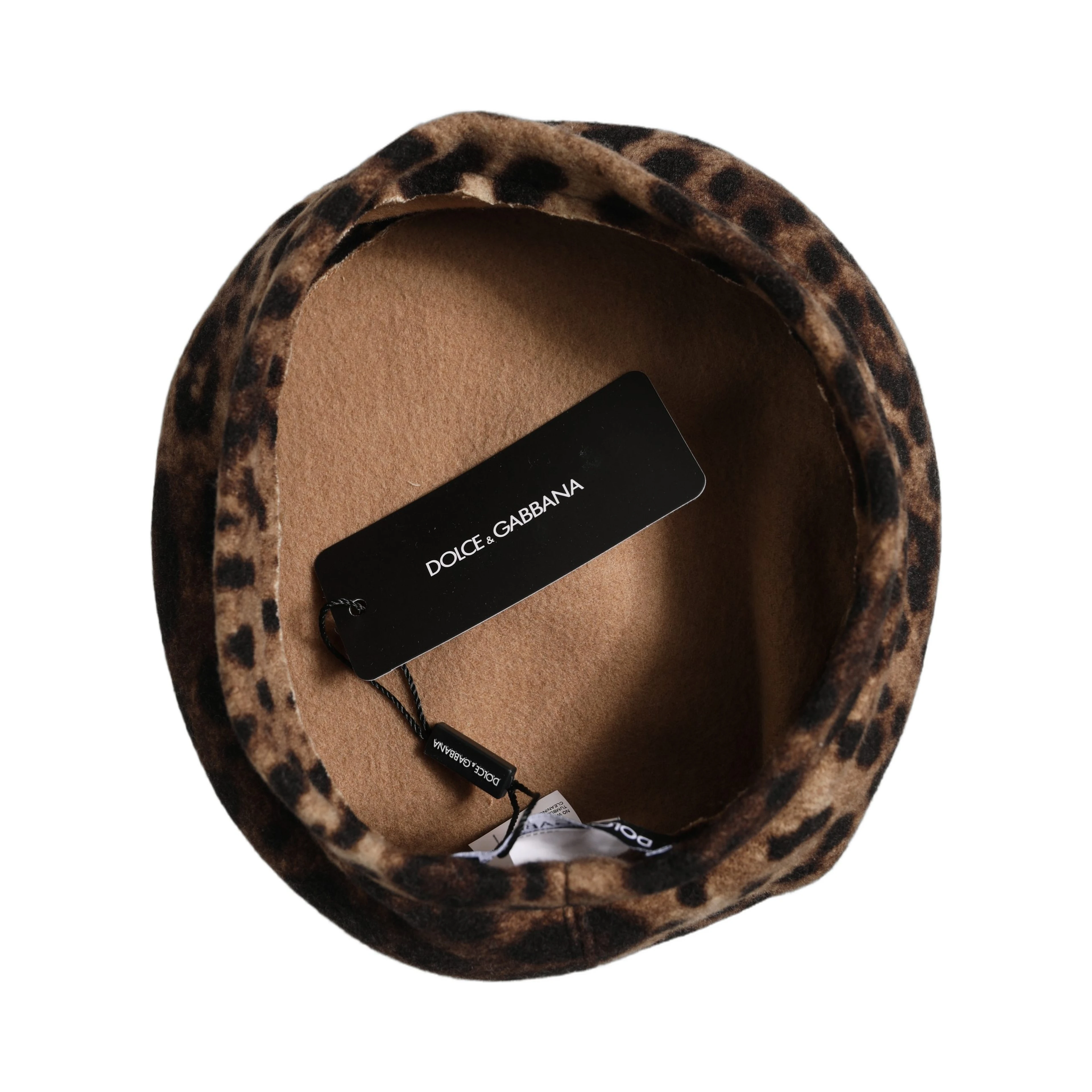 Brown Leopard French Style Beret Capello Hat