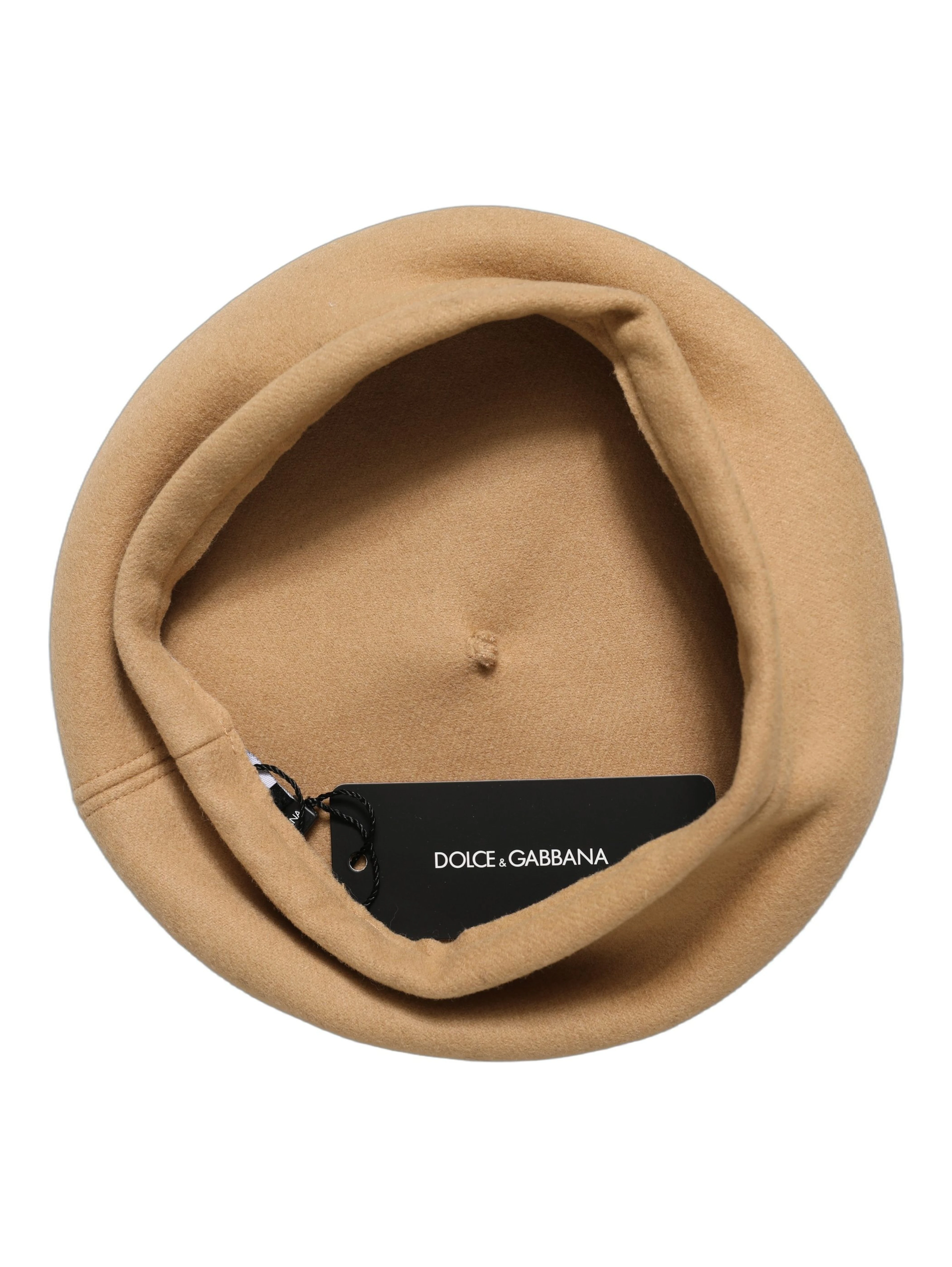 Beige Wool French Style Beret Capello Hat