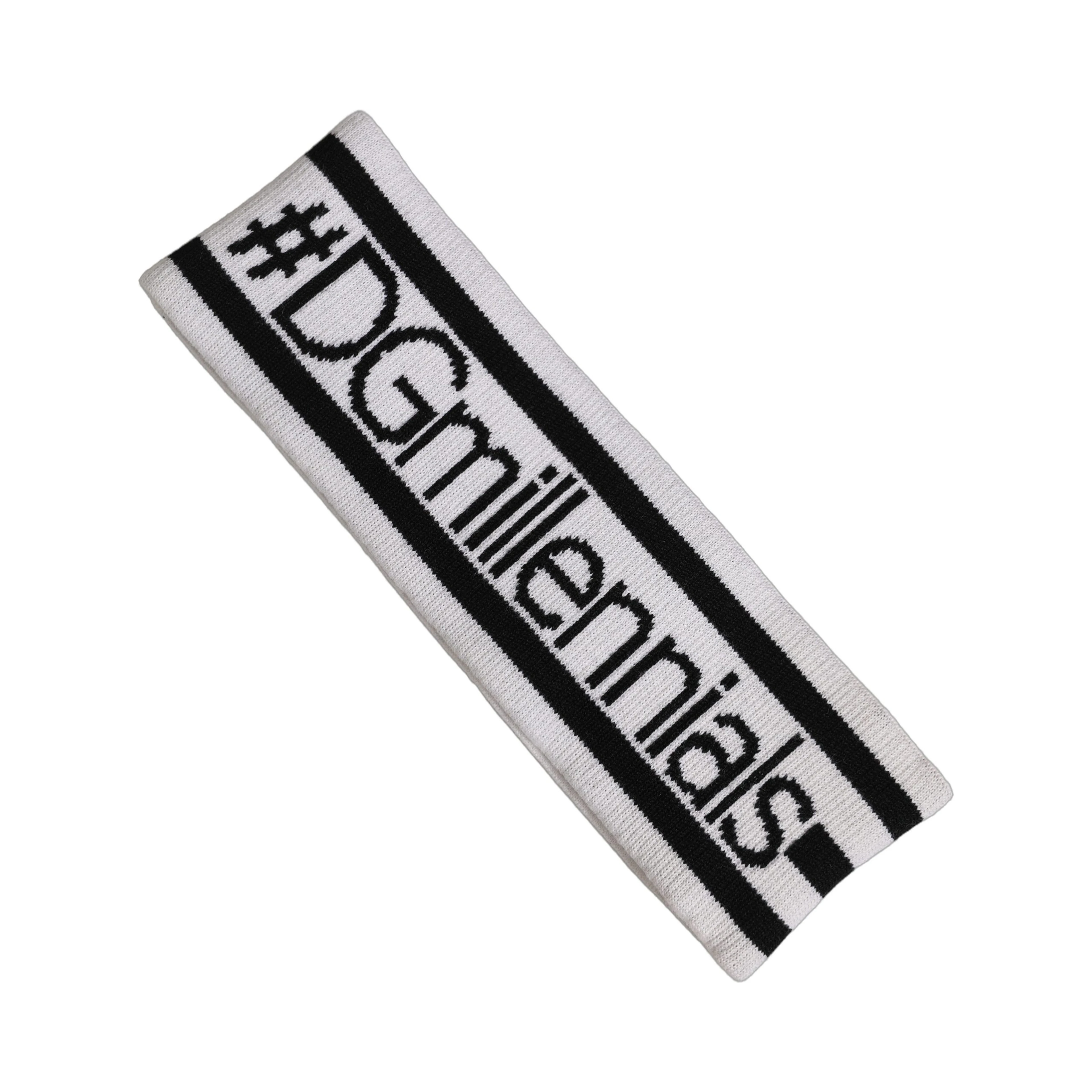 White Wool Knit #DGmillennials Head Band One Size Hat