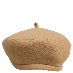 Beige Wool French Style Beret Capello Hat