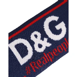 Navy Blue Wool Knitted D&G Queen Head Band One Size Hat