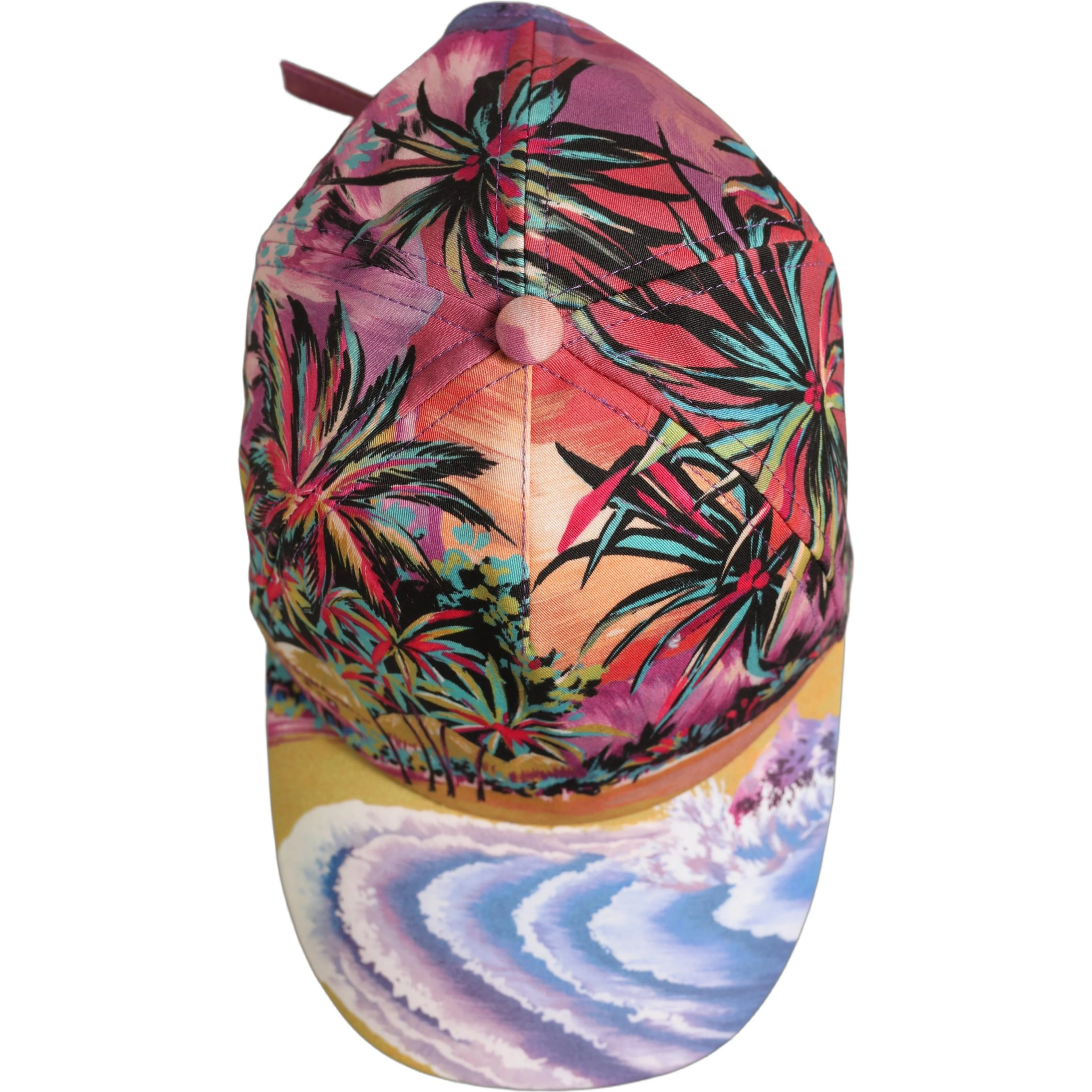 Multicolor Tropical Themed Baseball Capello Hat