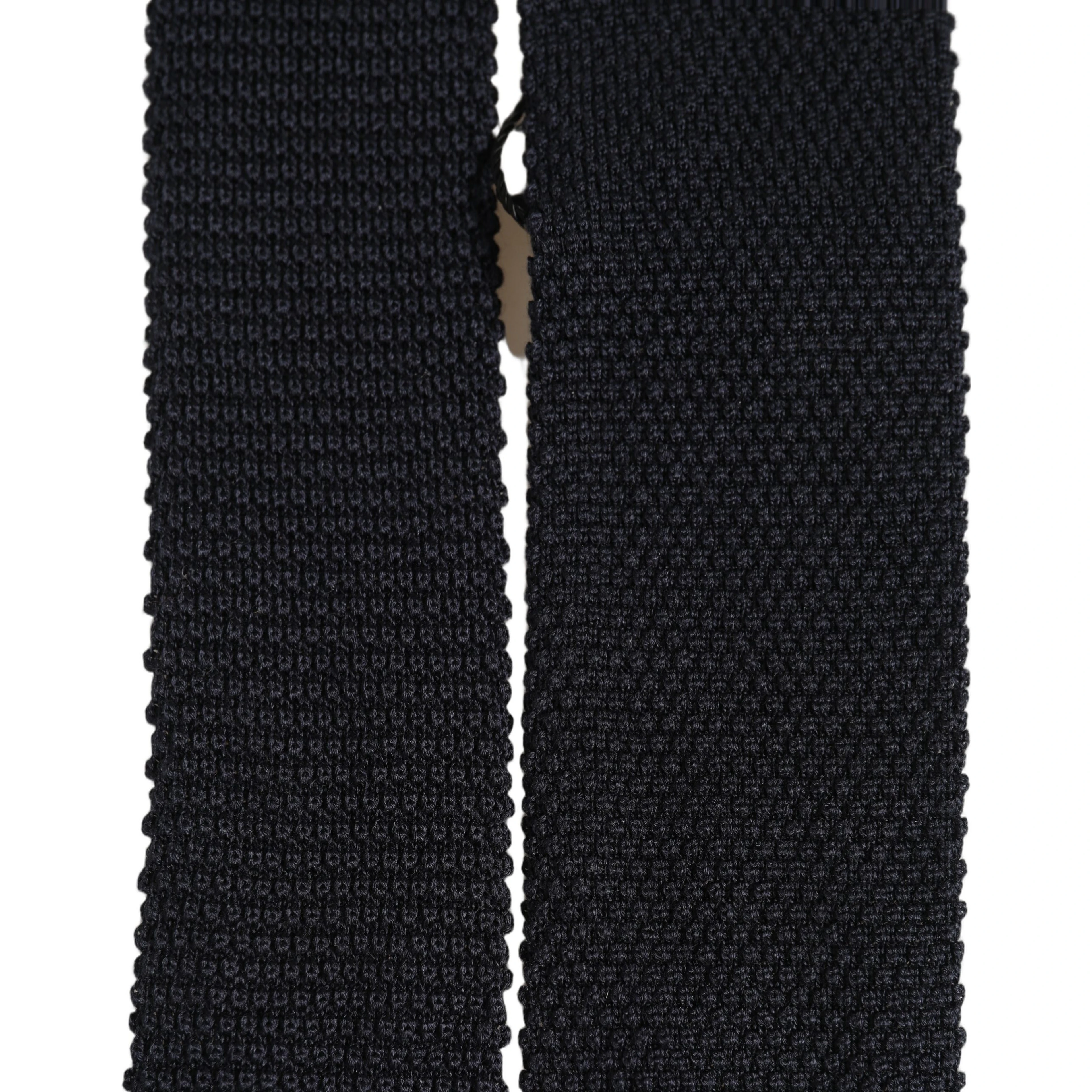 Men Black 100% Silk Adjustable Men Tied Necktie Tie