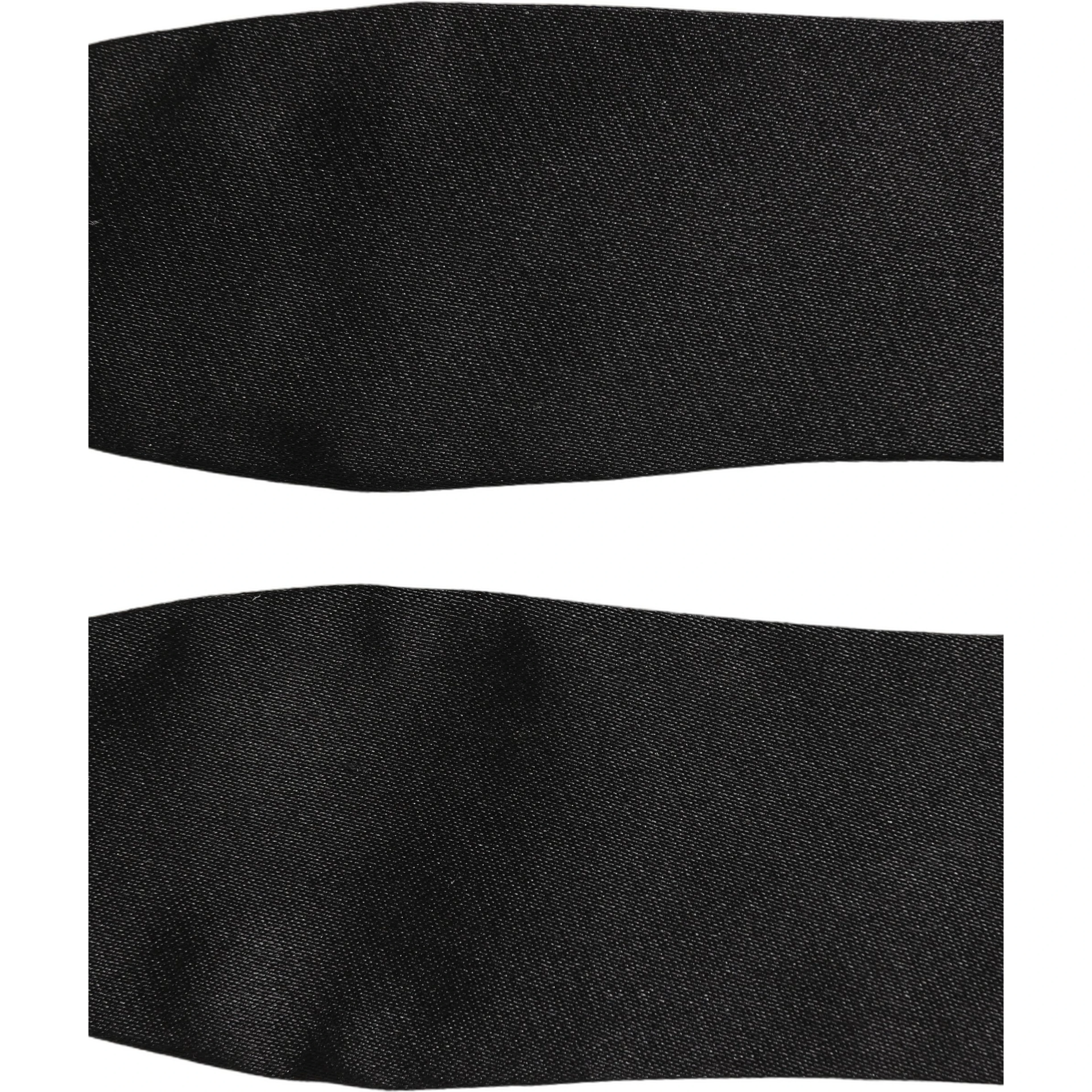 Men Black 100% Silk Adjustable Neck Papillon Bow Tie