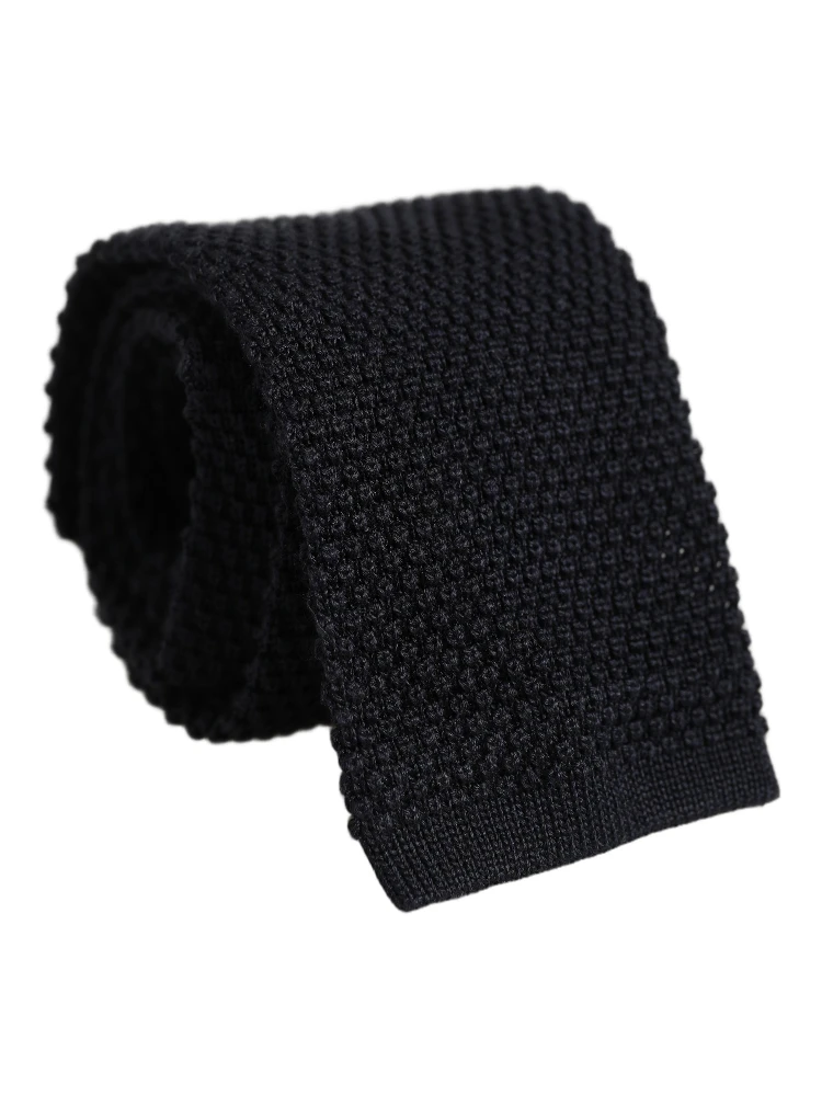 Men Black 100% Silk Adjustable Men Tied Necktie Tie alternative