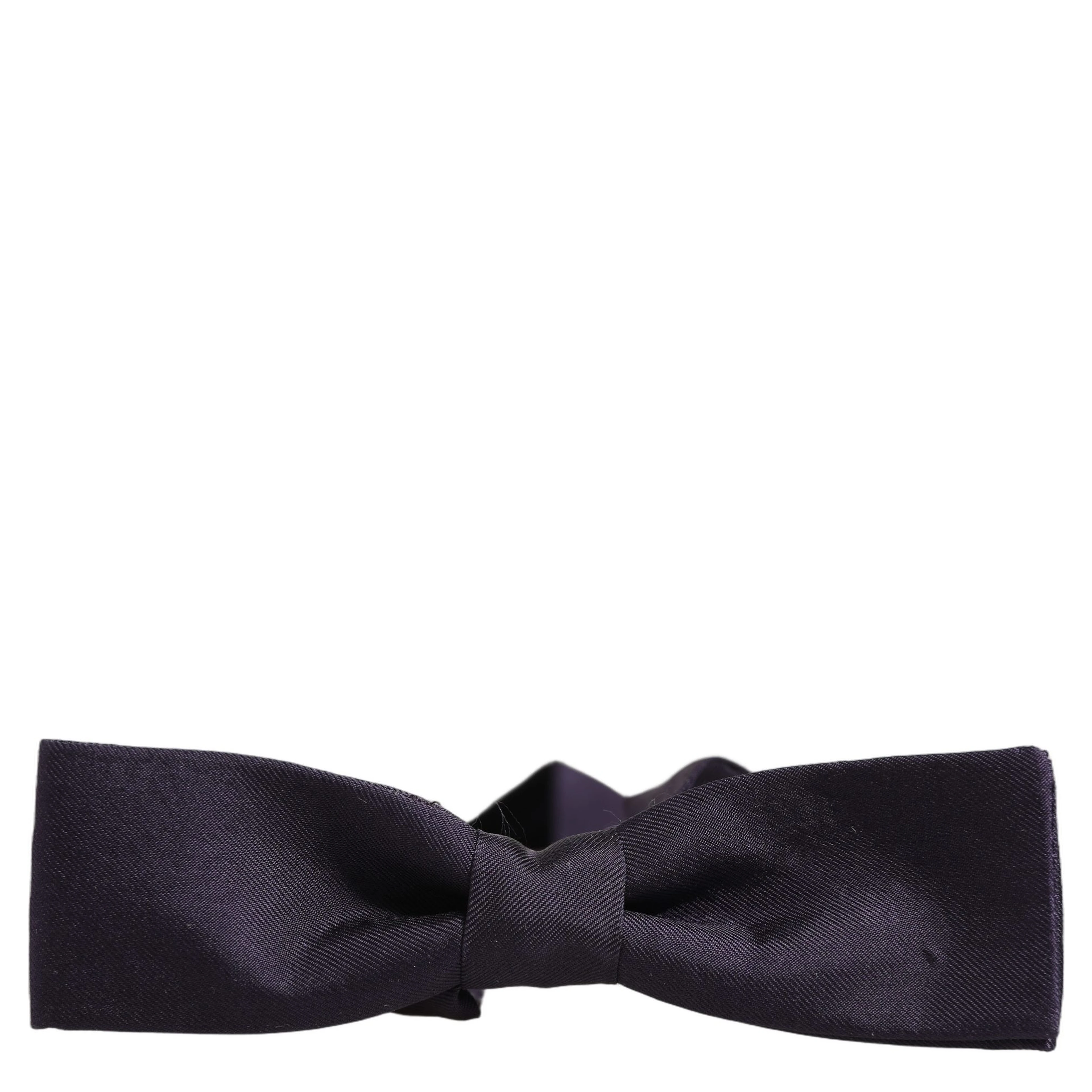 Men Violet 100% Silk Adjustable Neck Papillon Bow Tie