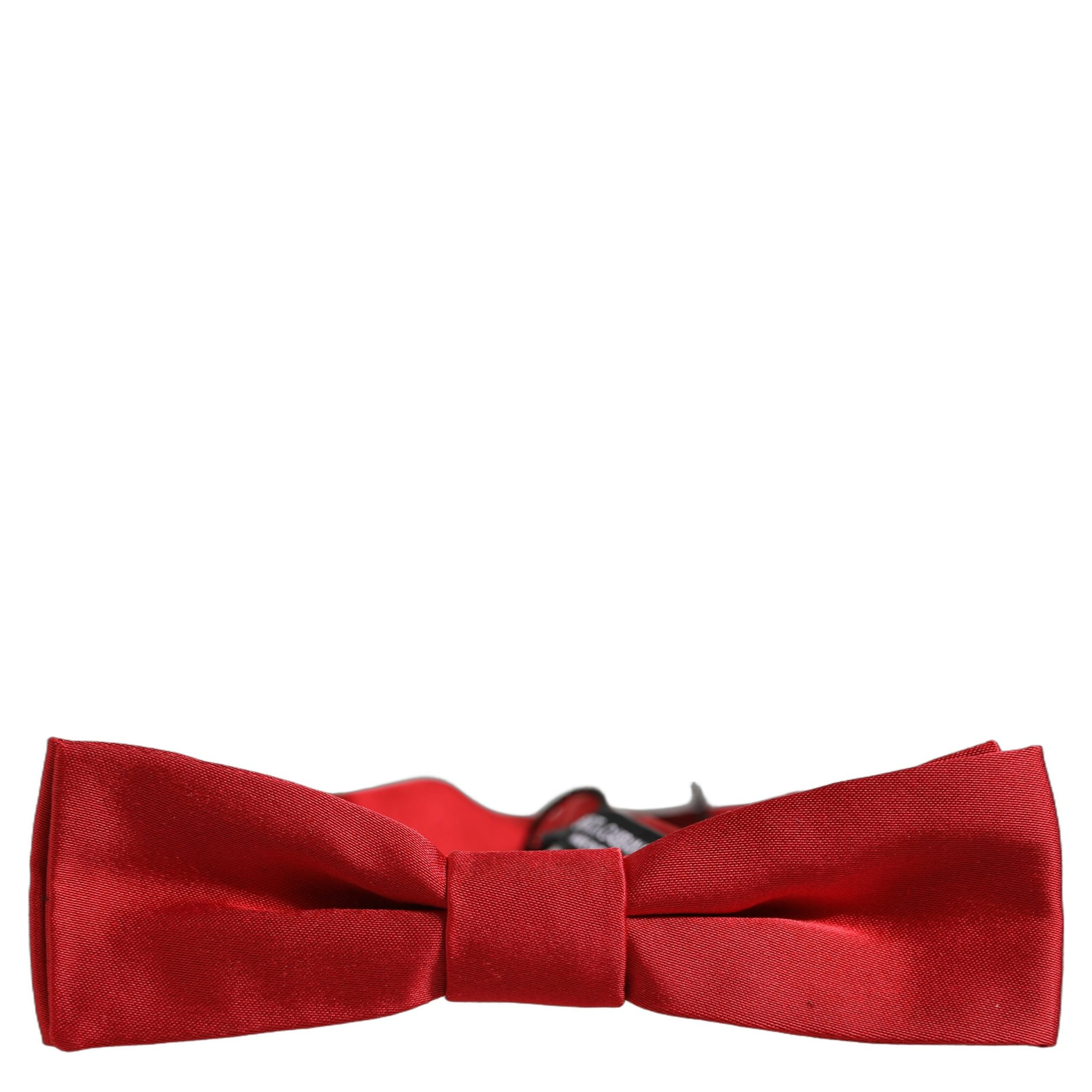 Men Red 100% Silk Adjustable Neck Papillon Bow Tie