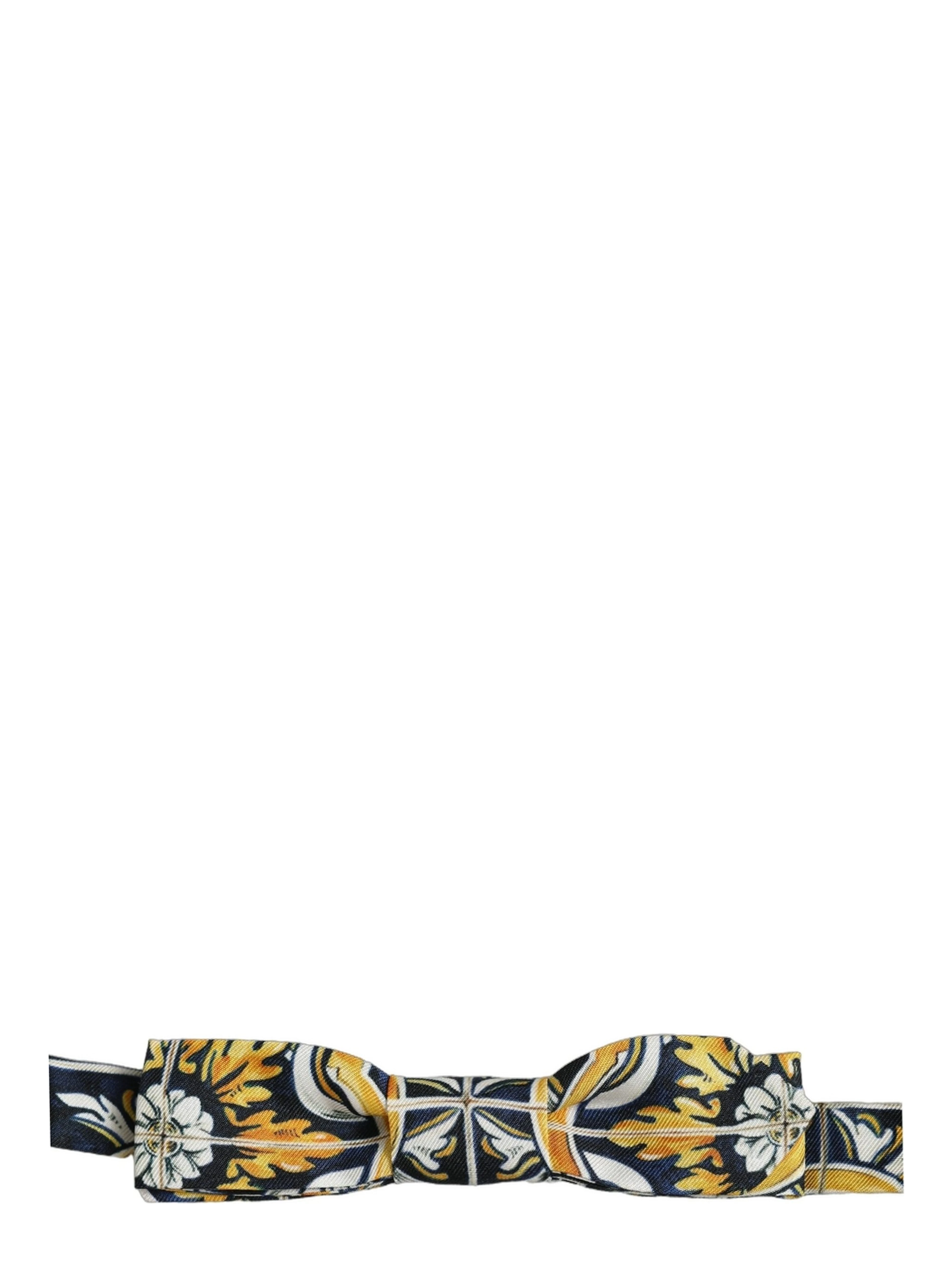 Multicolor Damask Style Adjustable Neck Papillon Bow Tie