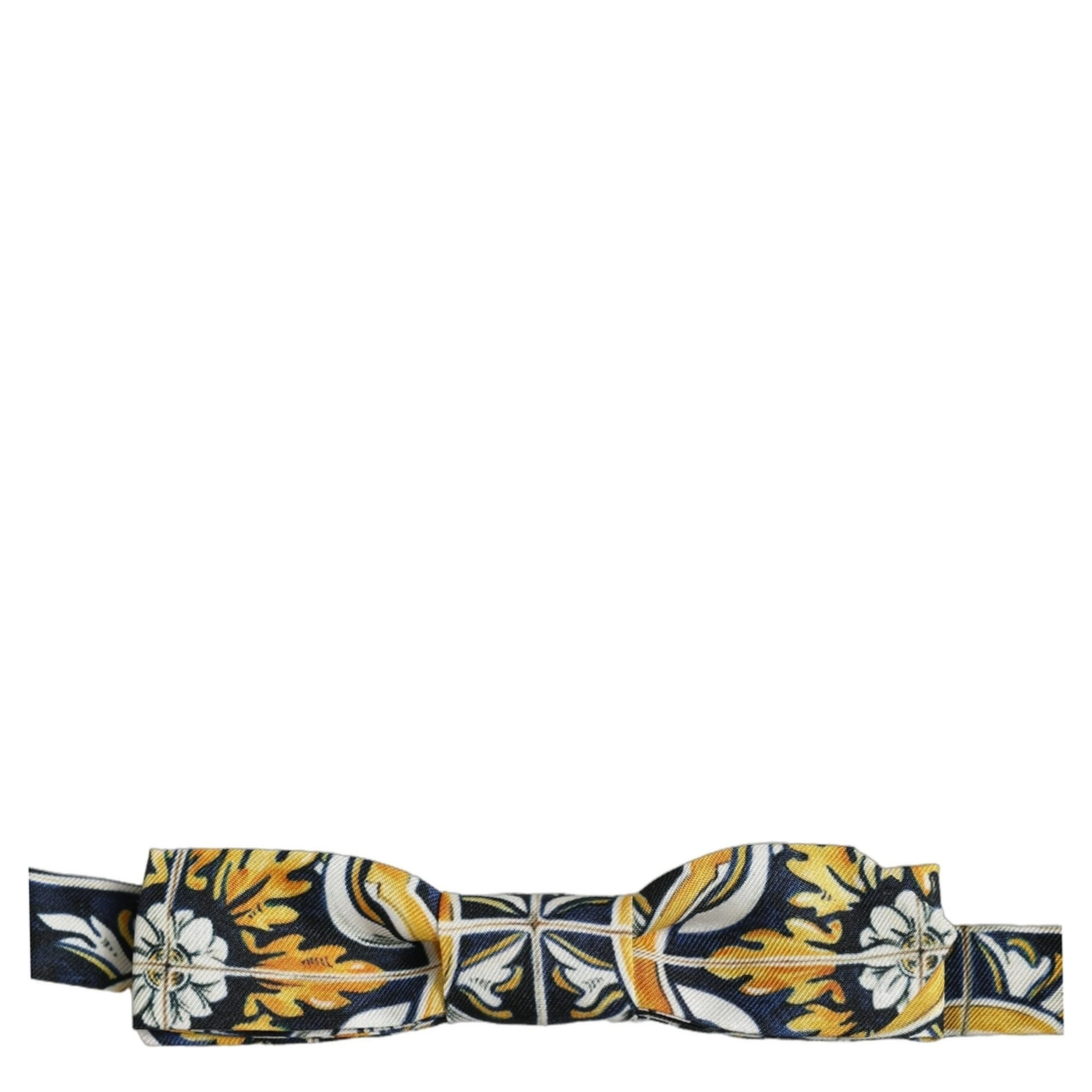 Multicolor Damask Style Adjustable Neck Papillon Bow Tie
