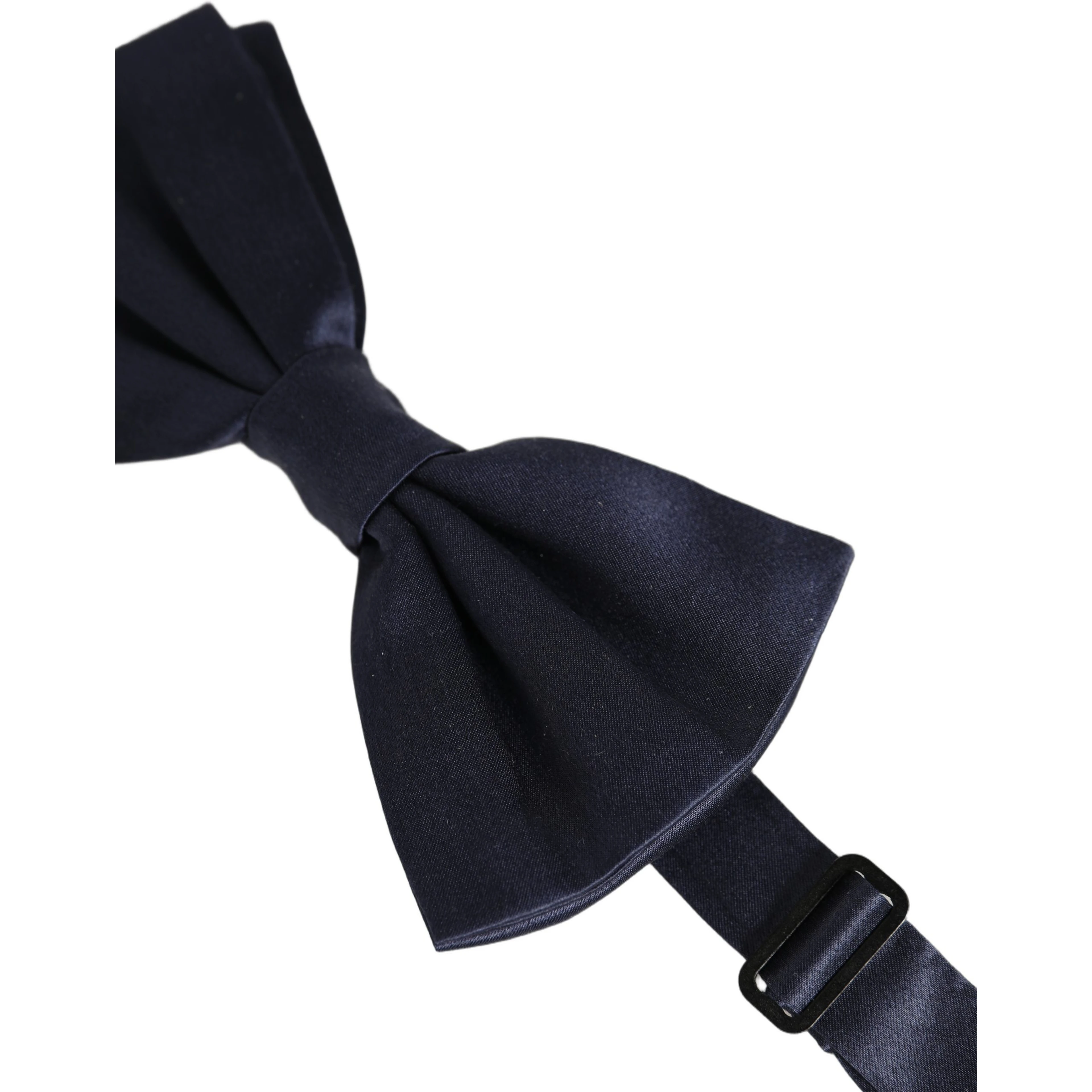 Dark Blue 100% Silk Adjustable Neck Papillon Bow Tie