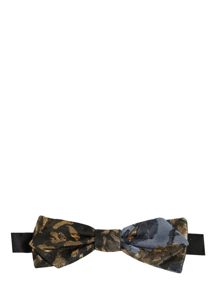Men Multicolor Jacquard Adjustable Neck Bow Tie alternative