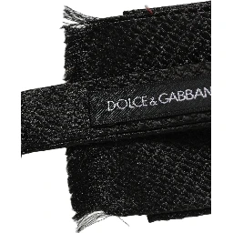 Men Black 100% SIlk Adjustable Neck Papillon Bow Tie