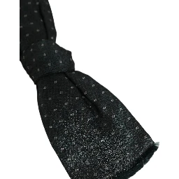 Men Green Patterned Adjustable Neck Papillon Bow Tie