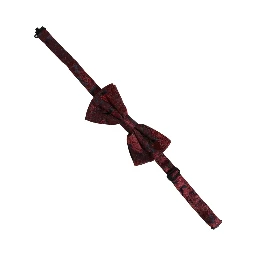Men Maroon Paisley SIlk Adjustable Neck Papillon Bow Tie
