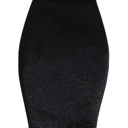 Men Black 100% Silk Adjustable Neck Papillon Bow Tie