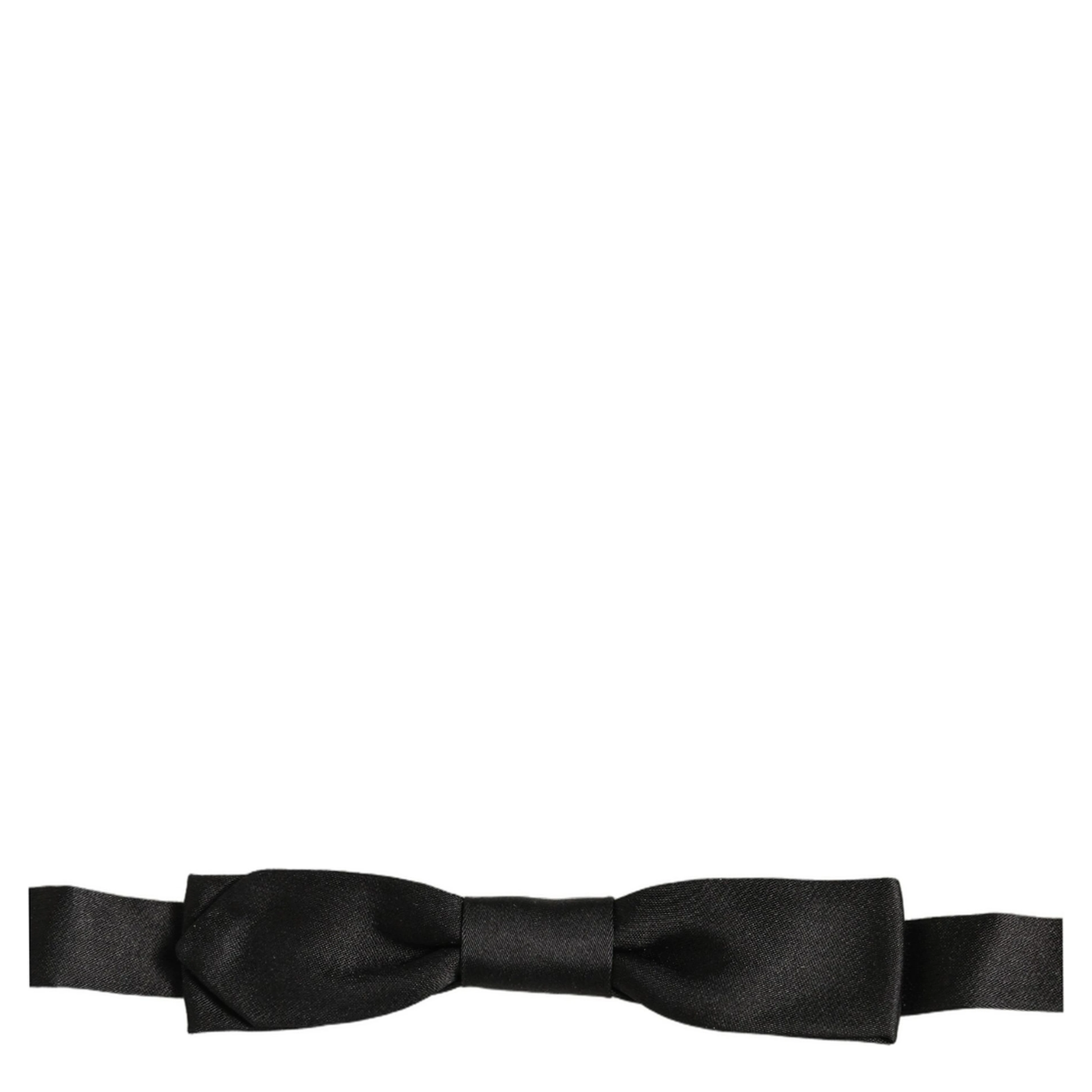 Men Black 100% SIlk Adjustable Neck Papillon Bow Tie