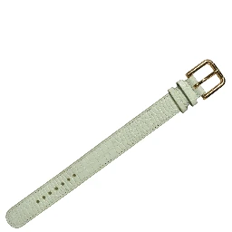 Green Embossed Leather Gold Buckle Belt Strap Bracelet