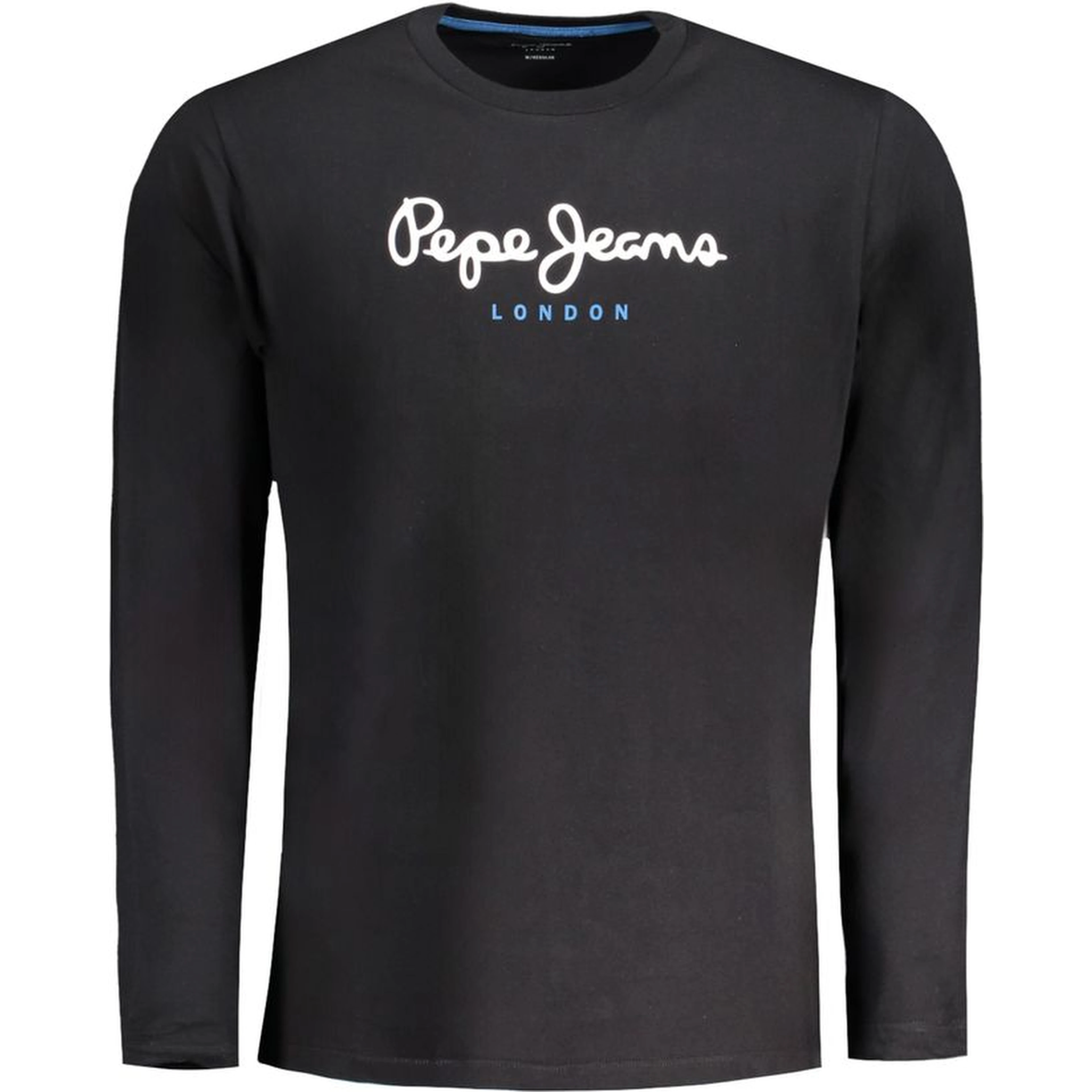 Black Cotton Men's T-Shirt