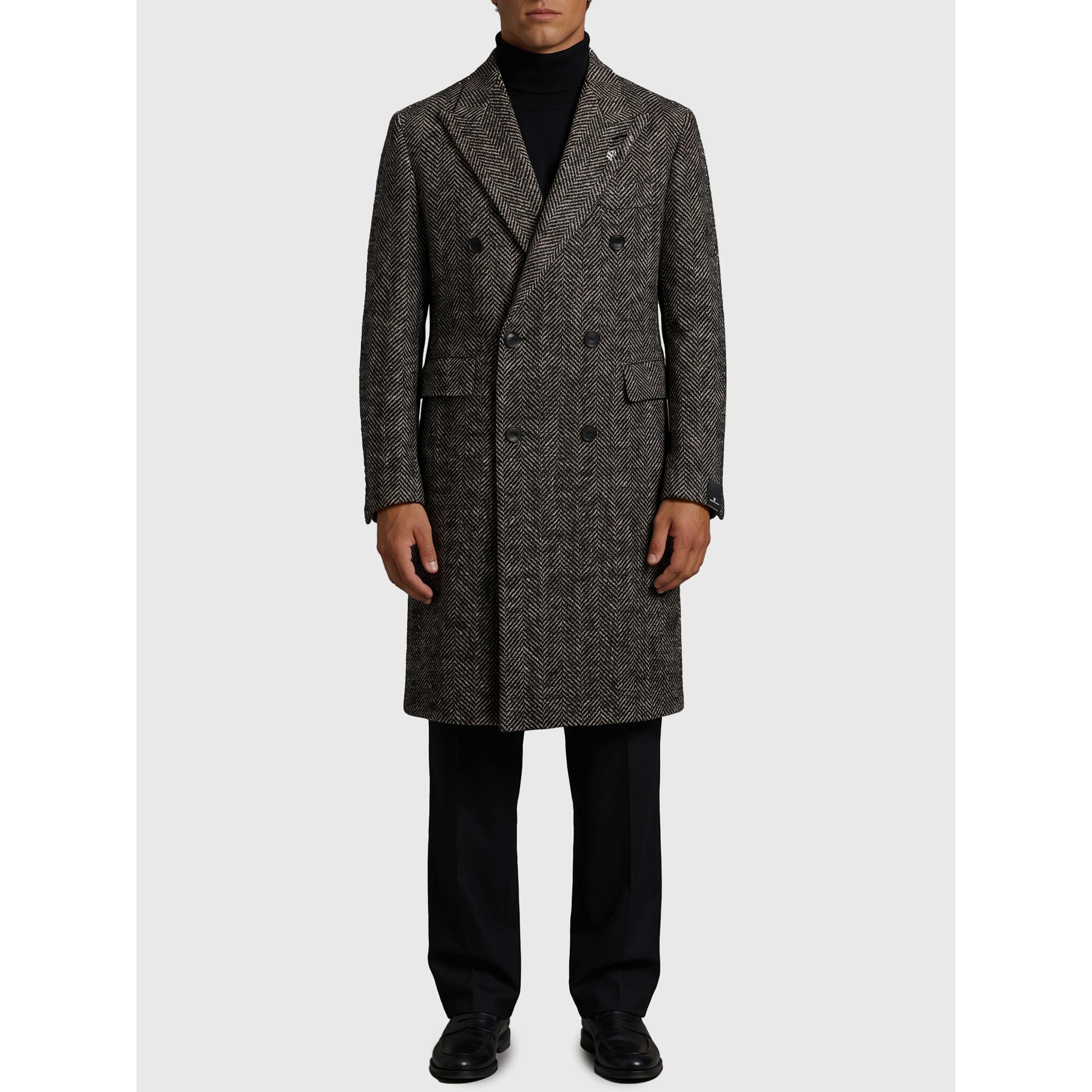 Double-breasted Pino Lerario London coat