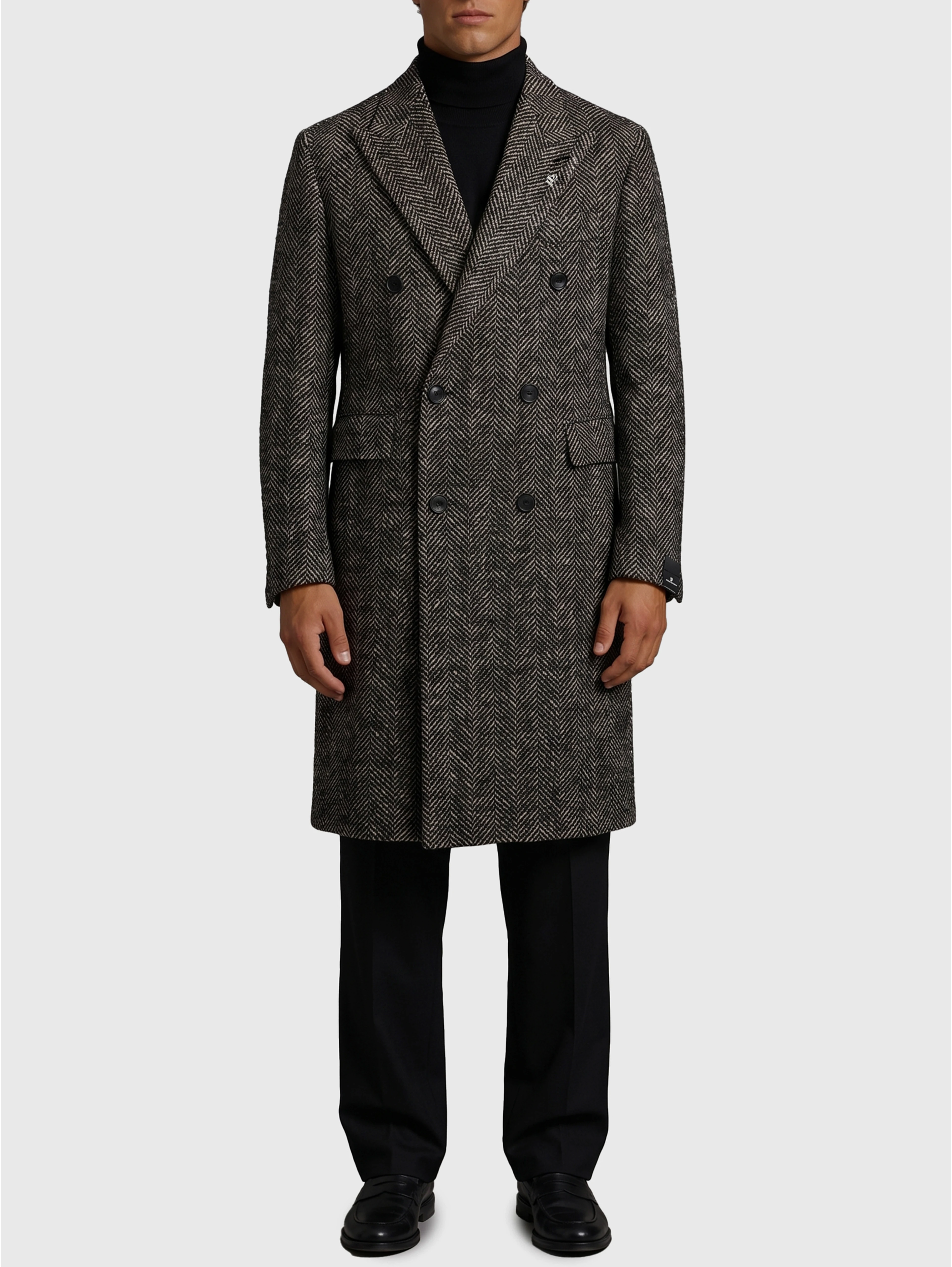 Double-breasted Pino Lerario London coat