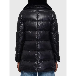 Light puffer with collar fur