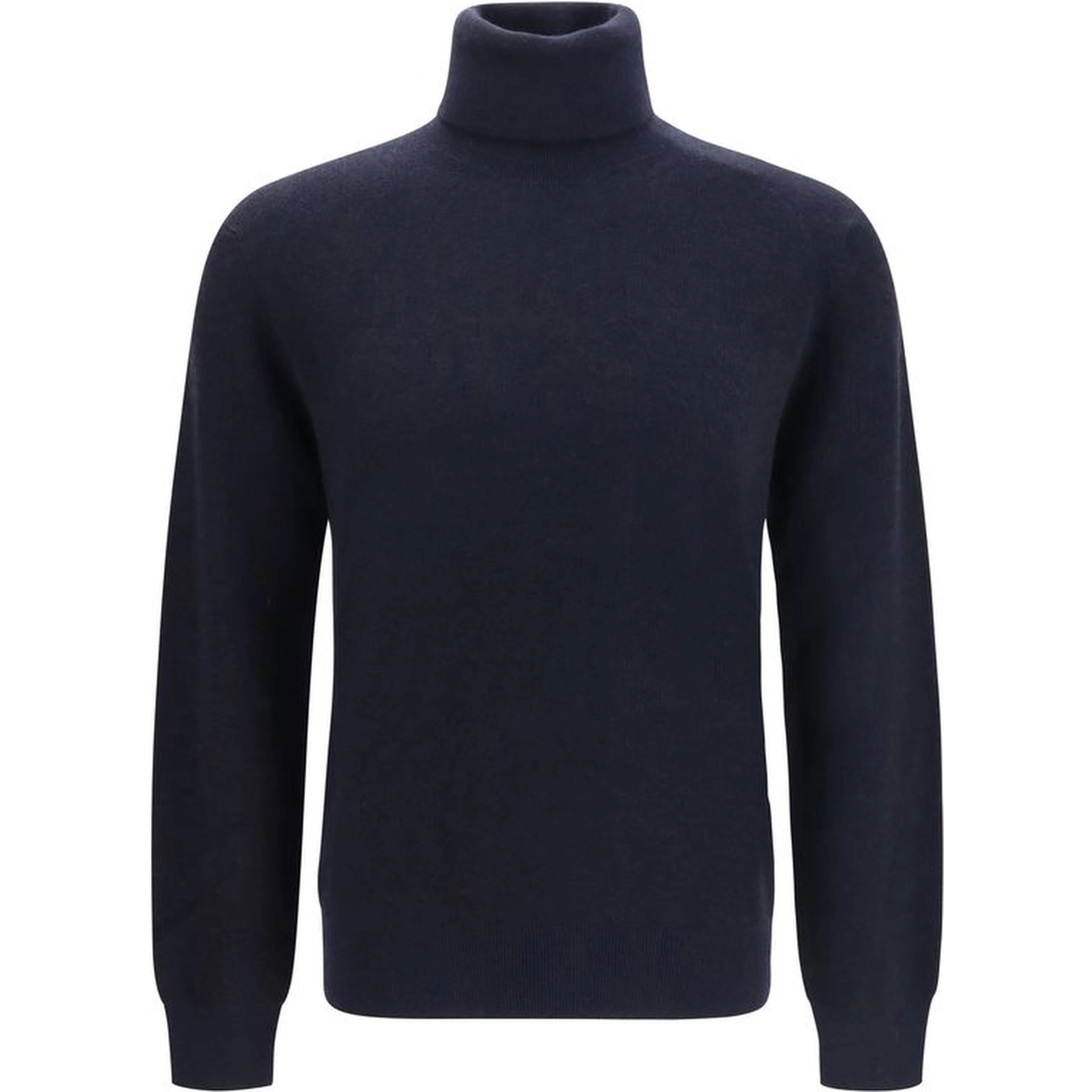 Blue Cashmere Turtleneck