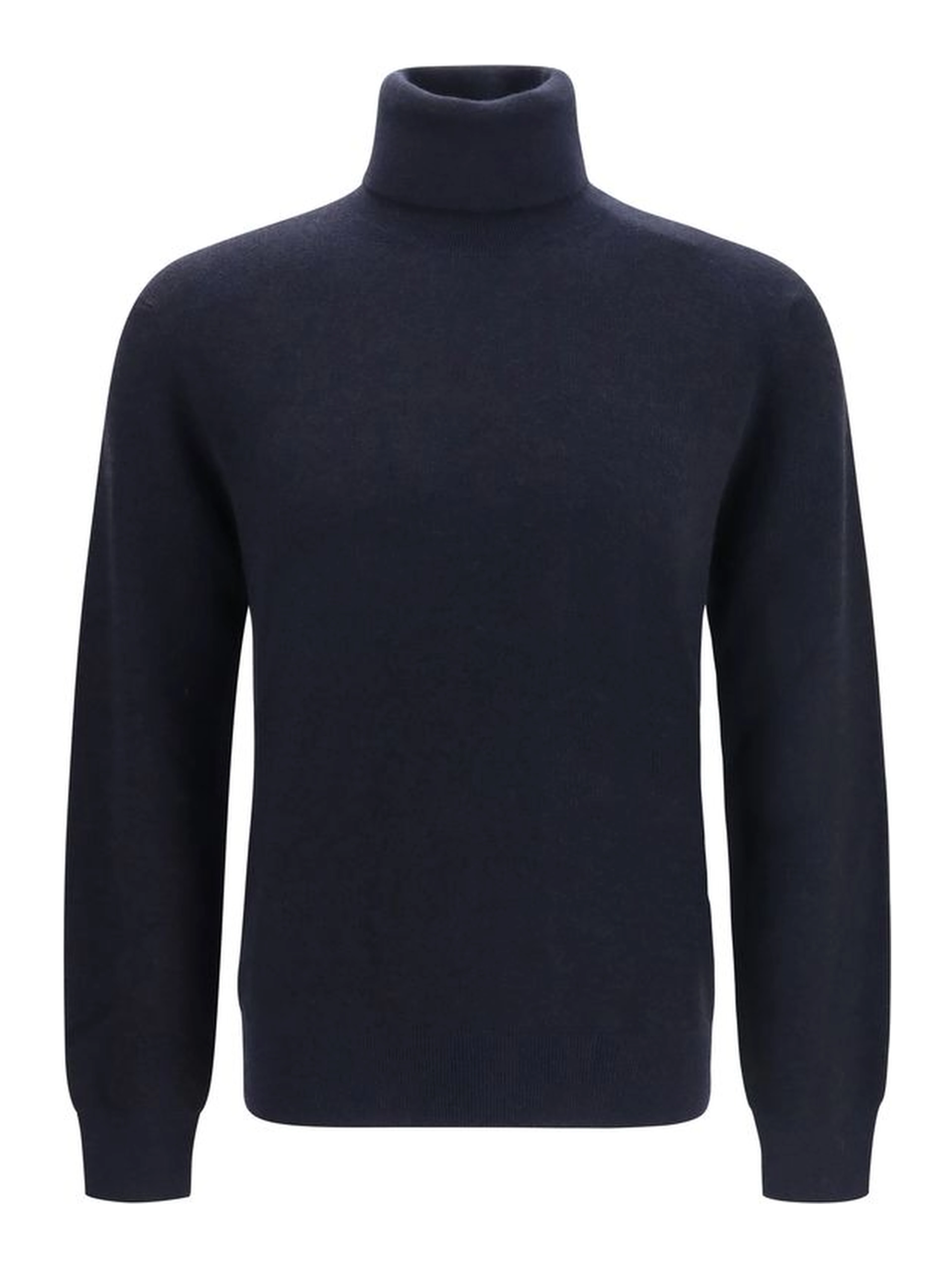 Blue Cashmere Turtleneck
