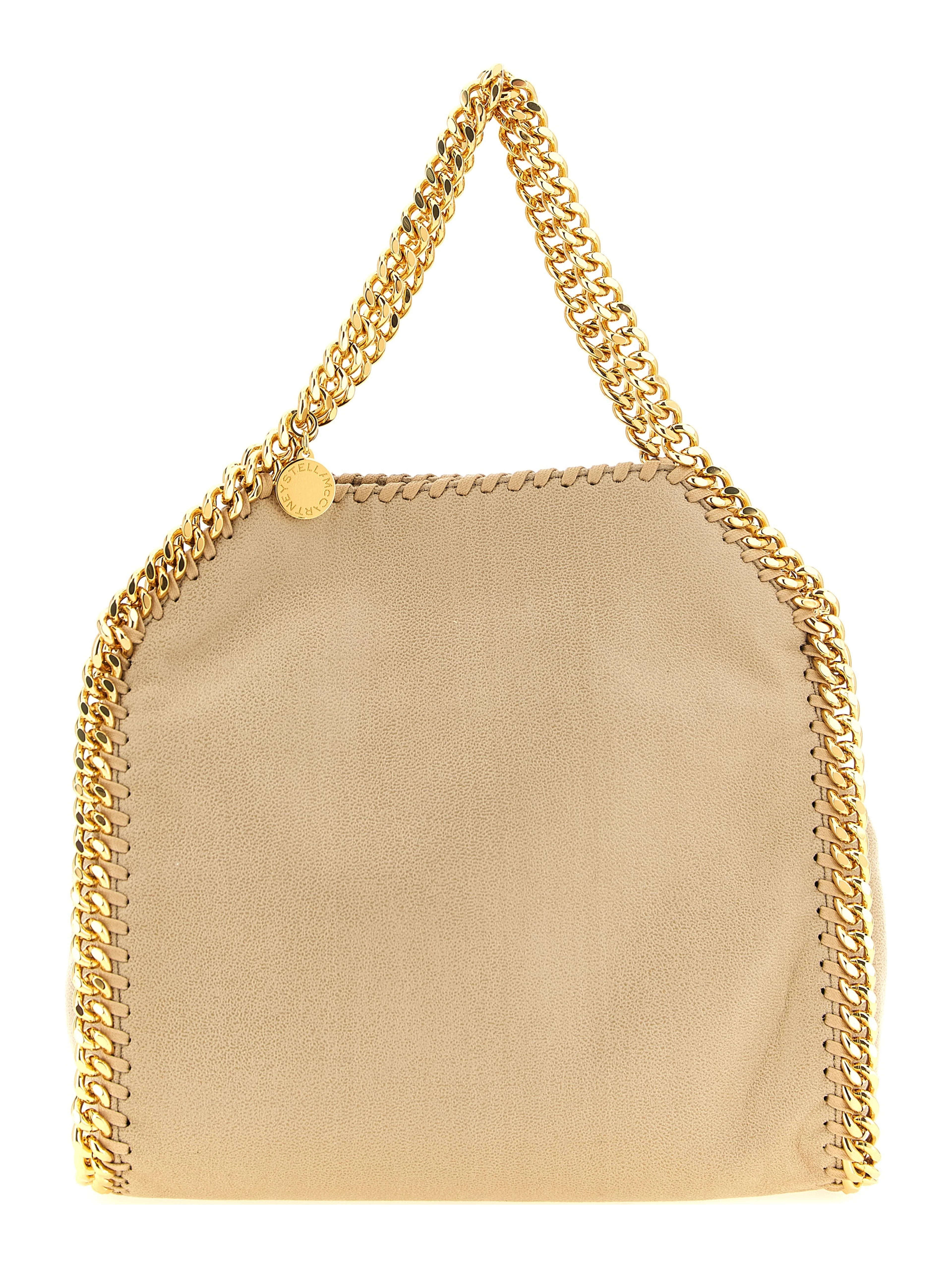 Beige Polyester Shoulder Bag