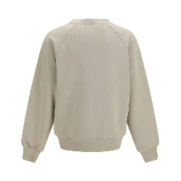 Beige Polyester Sweatshirt