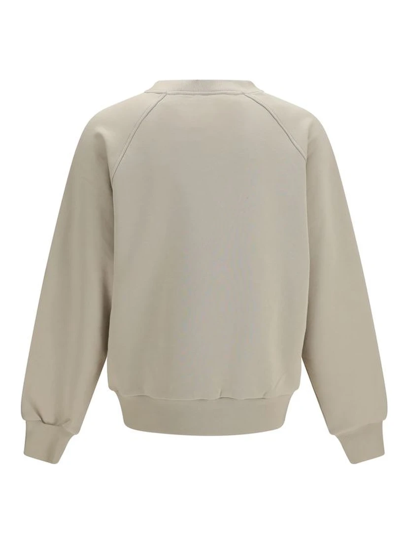 Beige Polyester Sweatshirt