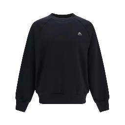 Black Polyester Sweatshirt