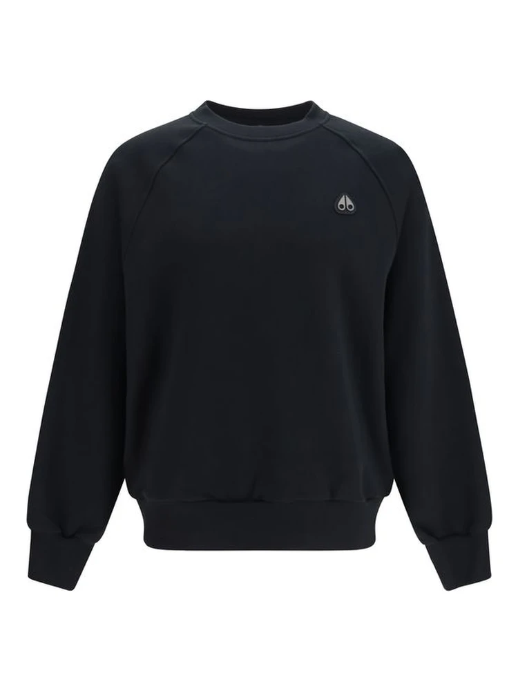 Black Polyester Sweatshirt