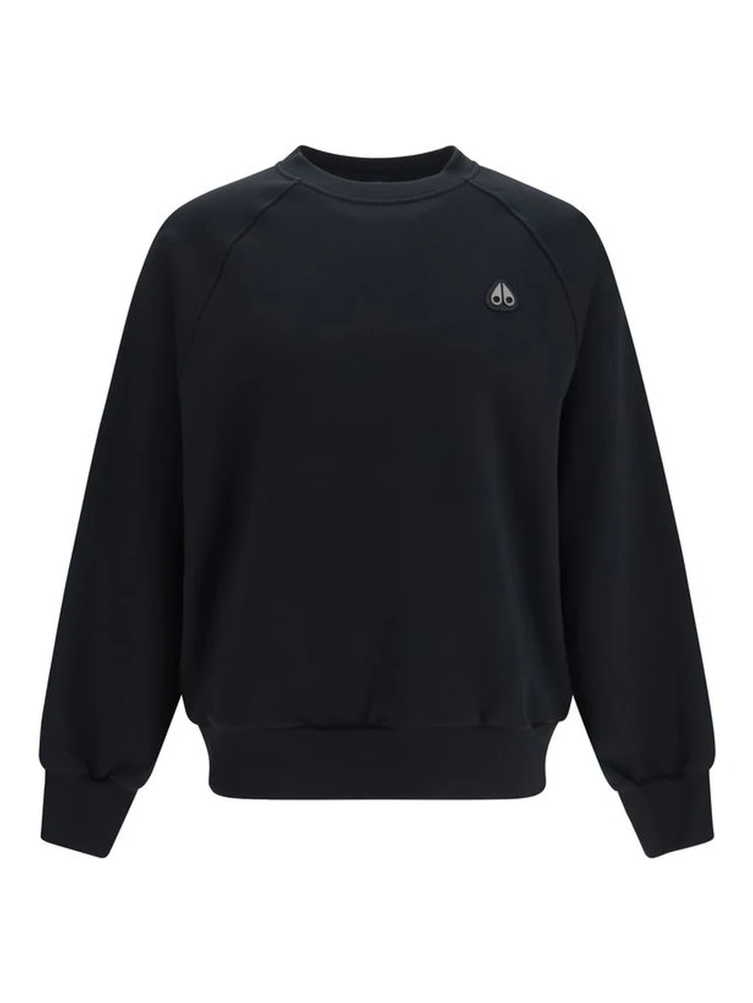 Black Polyester Sweatshirt