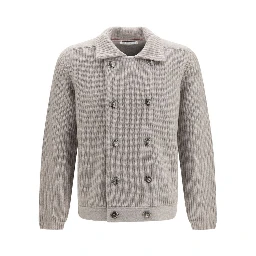 Gray Cashmere Cardigan
