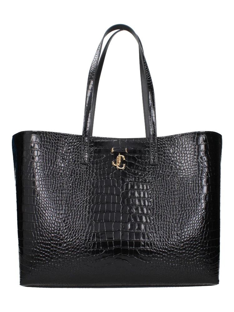 Black Leather Shoulder Bag