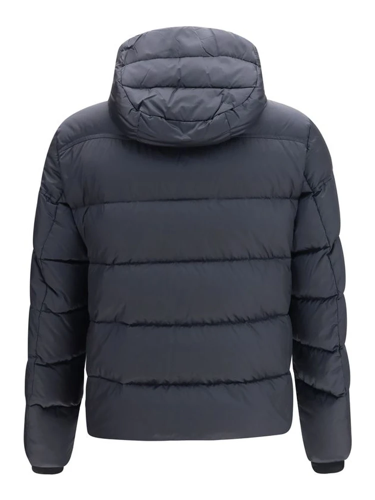 Blue Polyamide Full-Length Jacket alternative