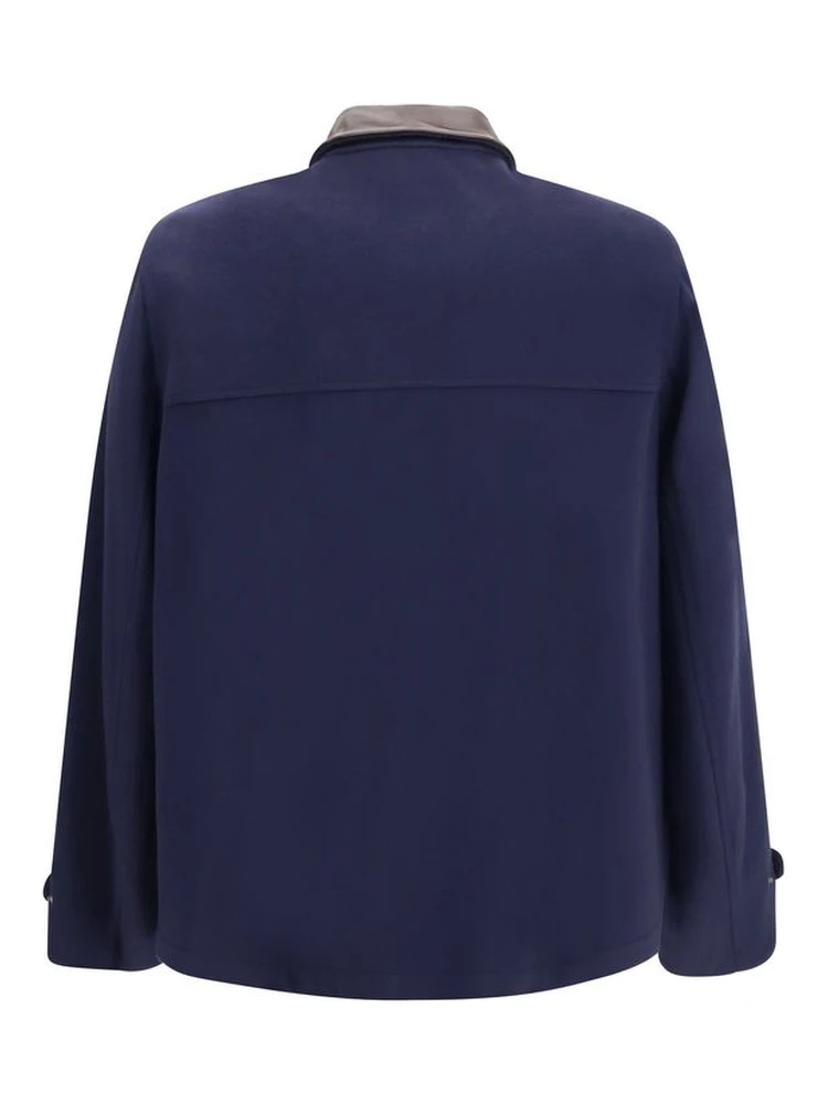 Blue Wool Oves Aries Full-Length Jacket alternative