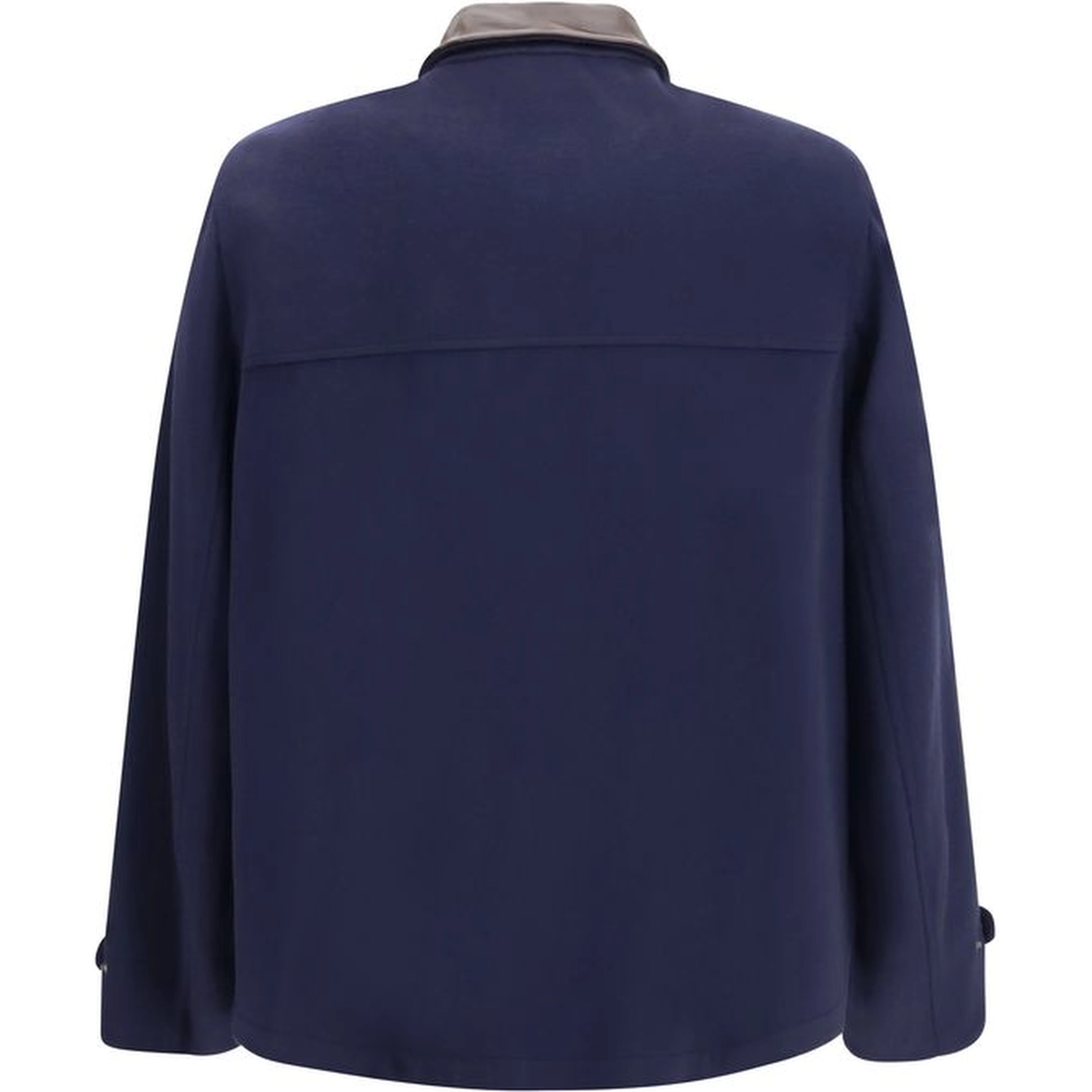 Blue Wool Oves Aries Full-Length Jacket