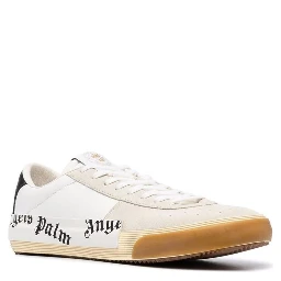 Beige Calfskin Low Top Sneakers
