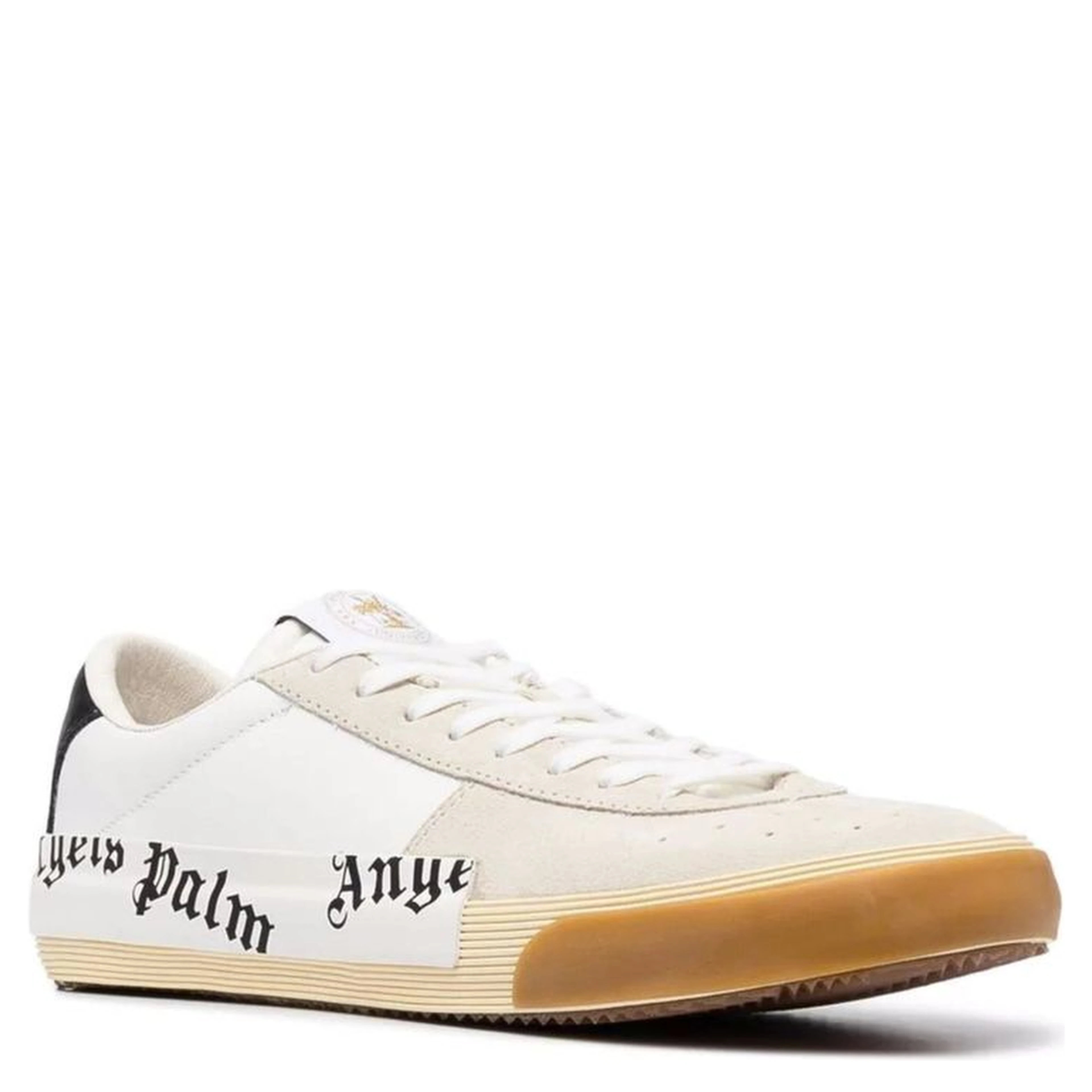 Beige Calfskin Low Top Sneakers