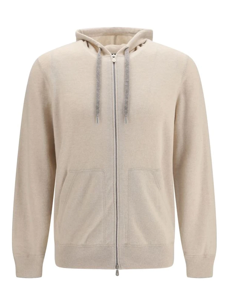 Beige Cashmere Sweatshirt