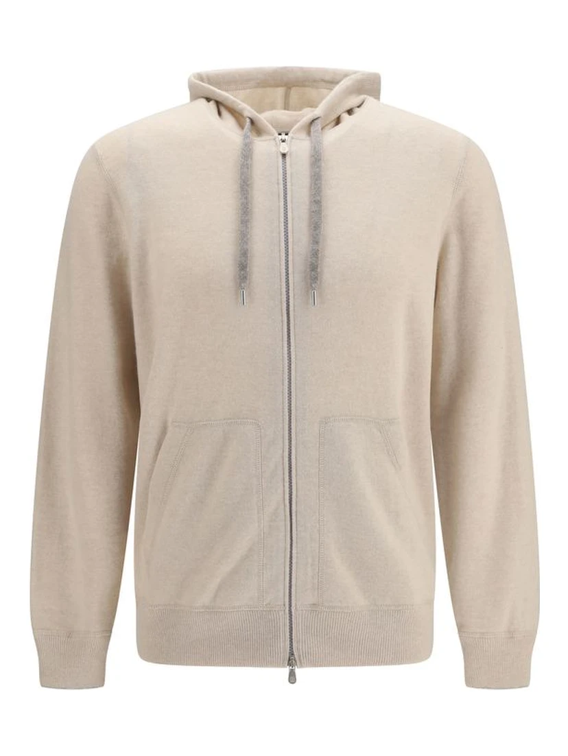 Beige Cashmere Sweatshirt