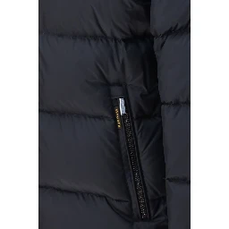Blue Polyamide Full-Length Jacket