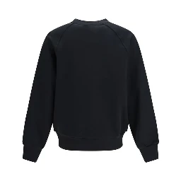 Black Polyester Sweatshirt