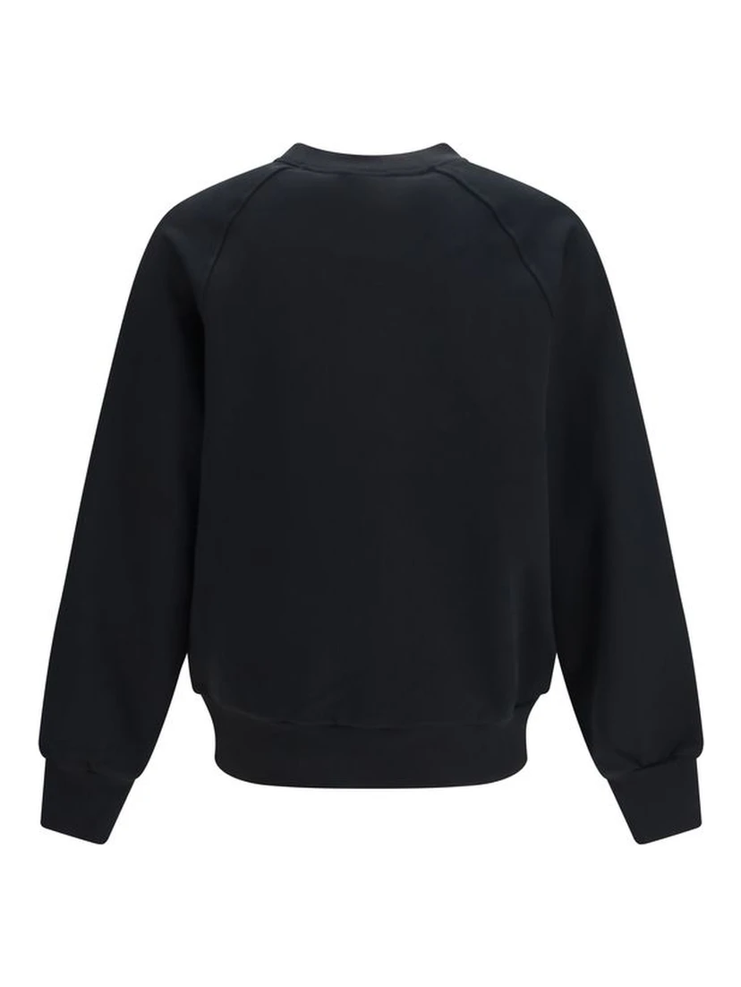 Black Polyester Sweatshirt