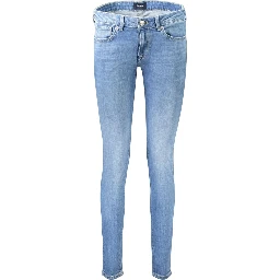 Blue Cotton Women's Jean