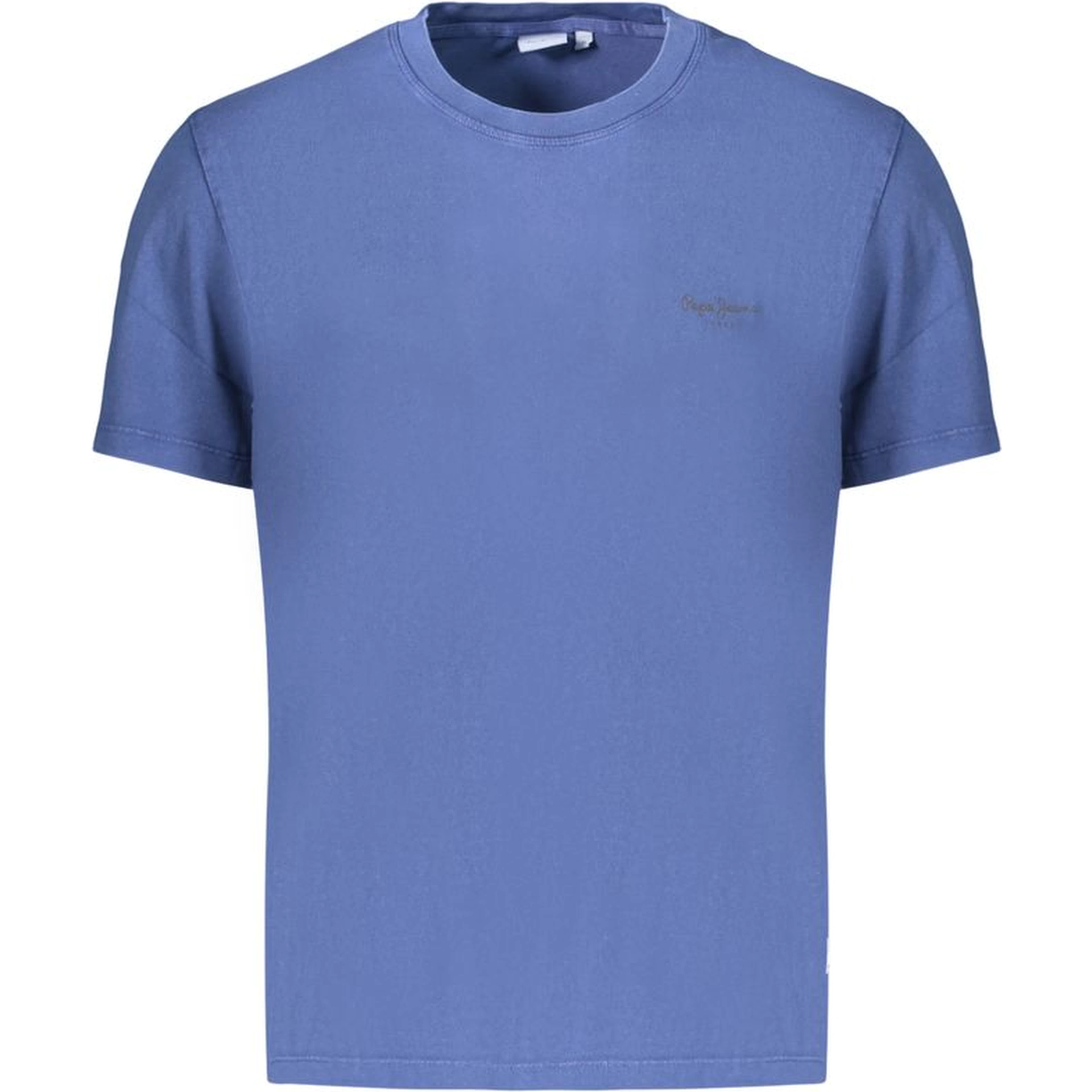 Blue Cotton Male T-Shirt
