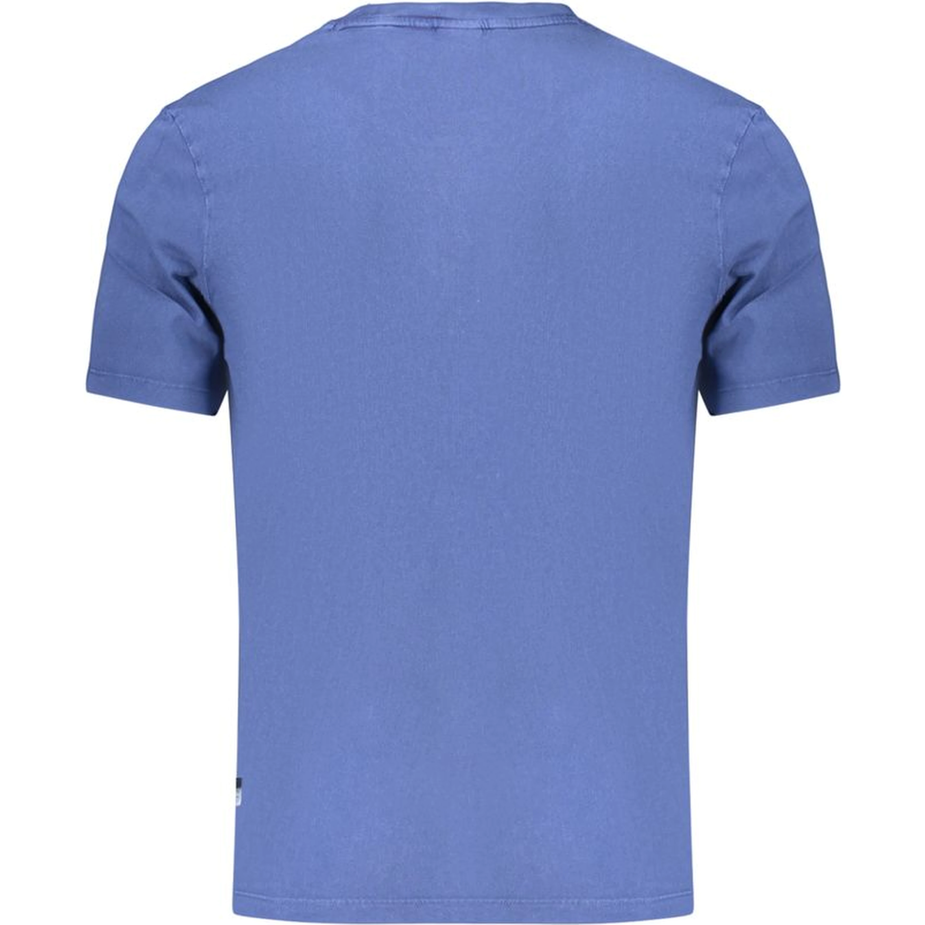 Blue Cotton Male T-Shirt