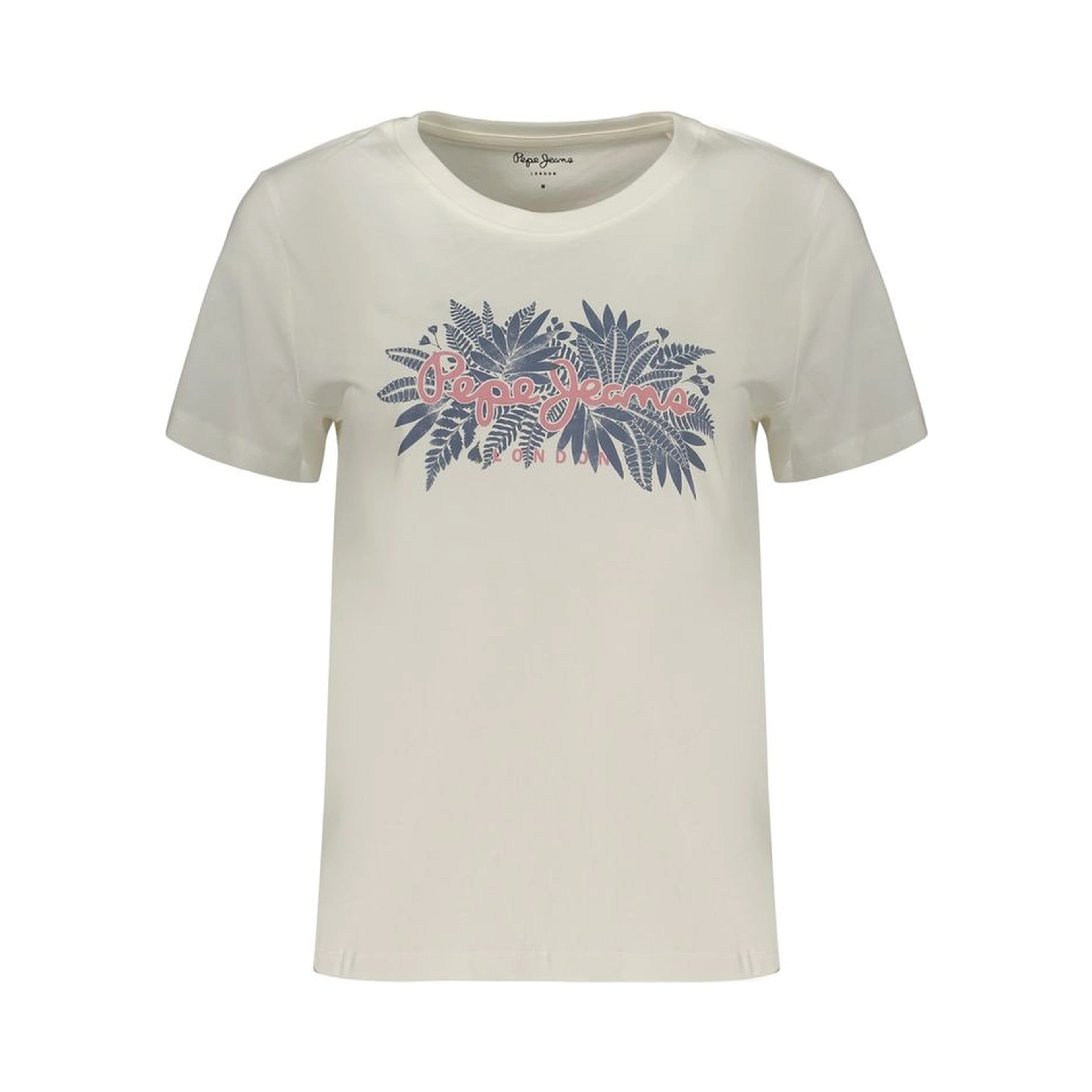 White Cotton Women's T-Shirt